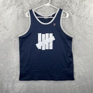 UNDEFEATED Tank Top Shirt men's Large Mesh Pullover Athletic Streetwear Active